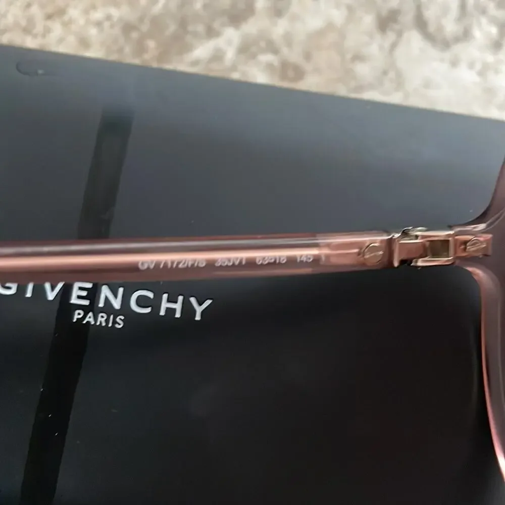Givenchy Pink Gradient Oval Sunglasses